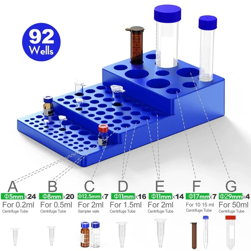 Lab Equipment - 다기능 테스트 튜브 랙 바이알 랙