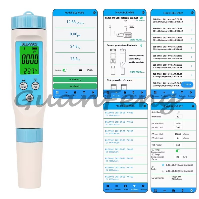 디지털 다중 매개변수 수질 측정기, 수경 재배 시스템  - Ph Meter Digital Water Tester 리뷰 및 가격