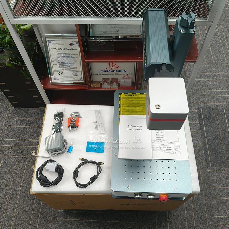 JPT MOPA EM-7 광섬유 레이저 마킹 장비, 회 - Fiber Laser Marking Machine 30W 리뷰 및 가격
