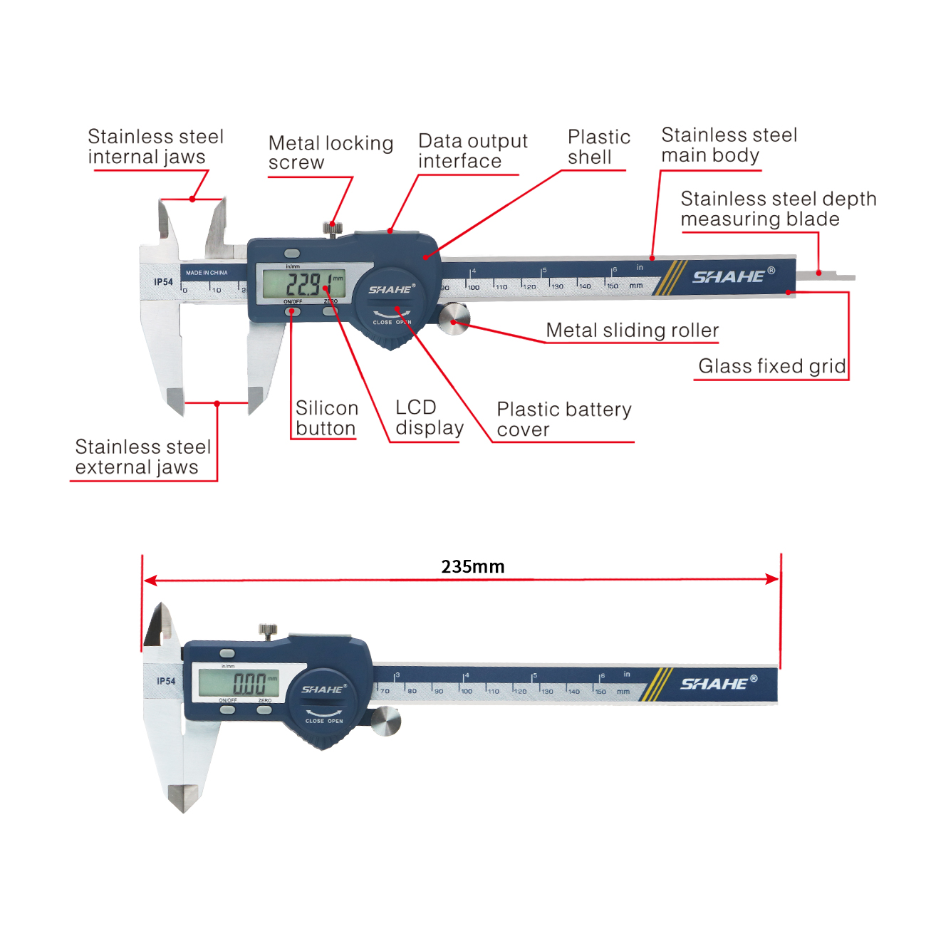 강화 스테인리스 스틸 100/150/200/300mm  - Digital Caliper 150Mm Stainless Steel 리뷰 및 가격