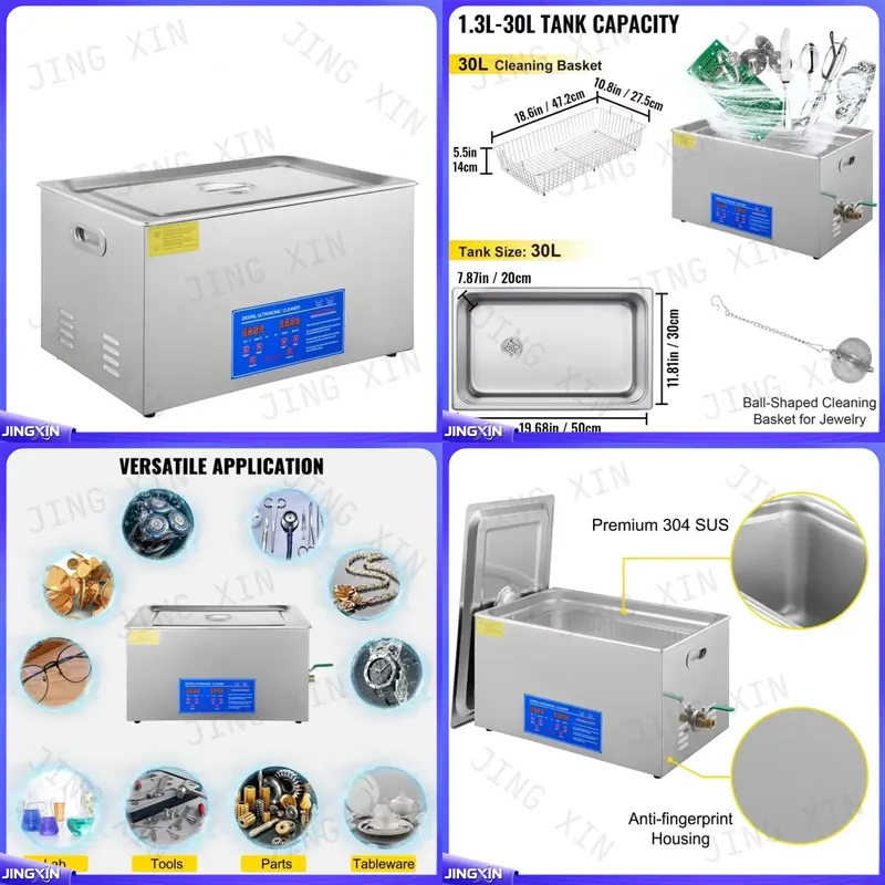디지털 초음파 세척기 1.3L~30L 맞춤 제작, 보석 - Ultrasonic Cleaner 30L Industrial 리뷰 및 가격