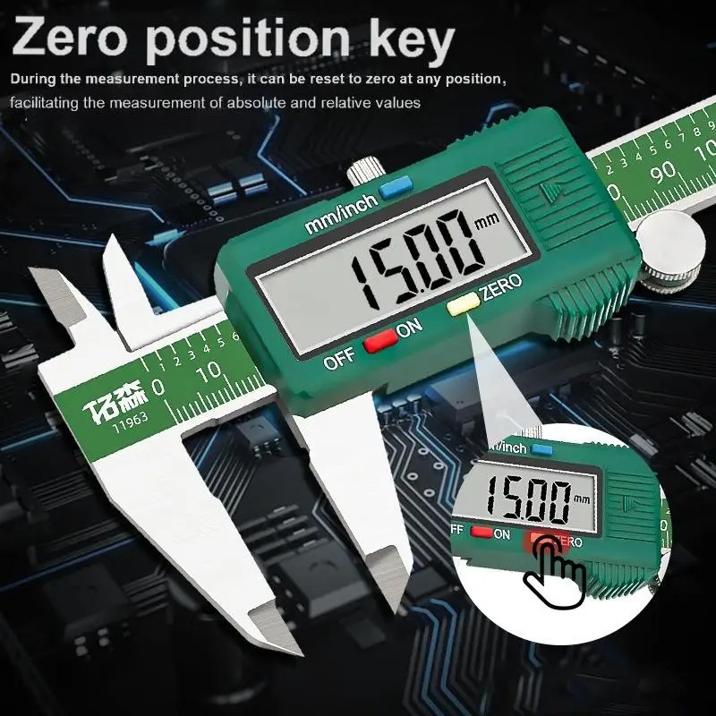 TUOSEN 산업용 충격 방지 캘리퍼스, LCD 및 다 - Digital Caliper 150Mm Stainless Steel 리뷰 및 가격