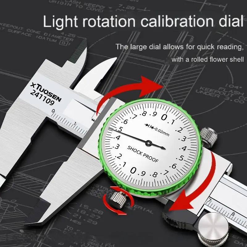 TUOSEN 산업용 충격 방지 캘리퍼스, LCD 및 다 - Digital Caliper 150Mm Stainless Steel 리뷰 및 가격