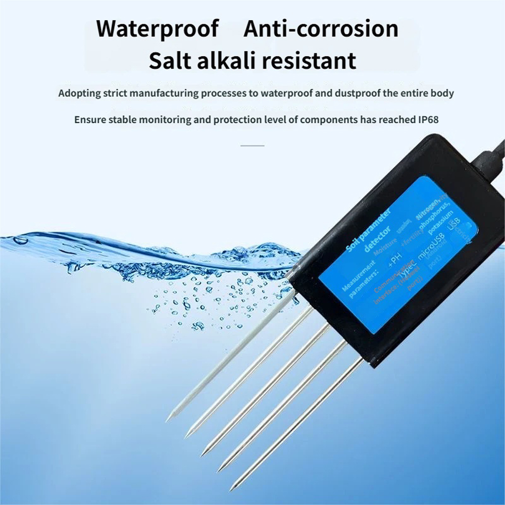 고급 토양 테스트기 PH EC 미터 8-in-1 5핀  - Ph Meter Digital Water Tester 리뷰 및 가격