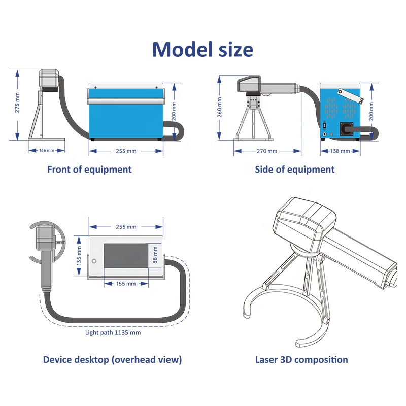 휴대용 미니 파이버 레이저 마킹기 20W 30W 50W - Fiber Laser Marking Machine 30W 리뷰 및 가격