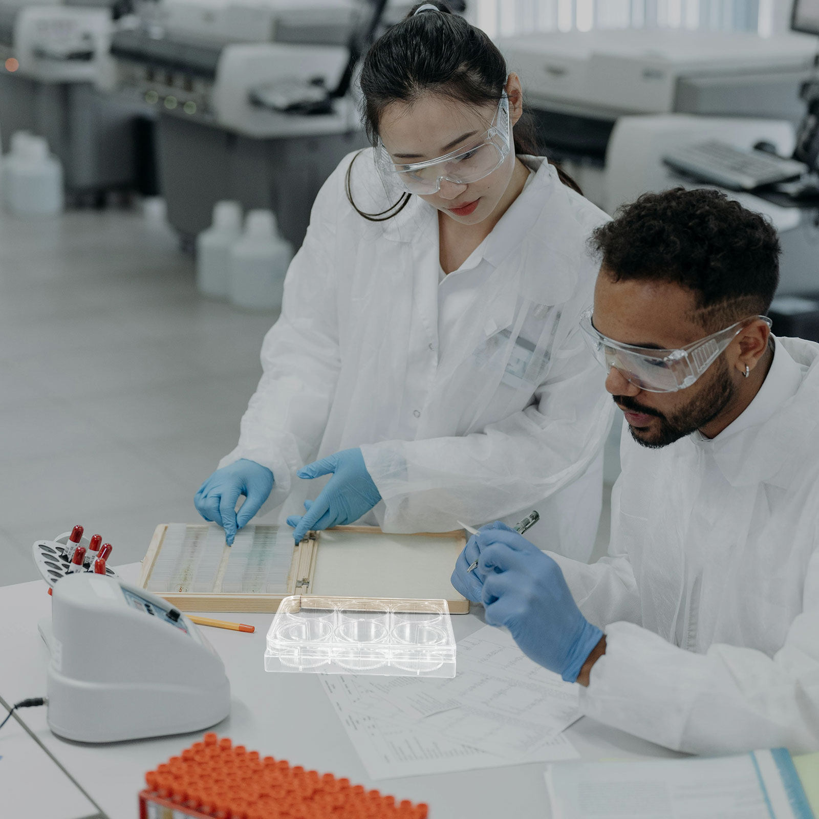 조직 배양 플레이트, 6개의 배양 구멍, 견고한 구조, - Lab Equipment 리뷰 및 가격