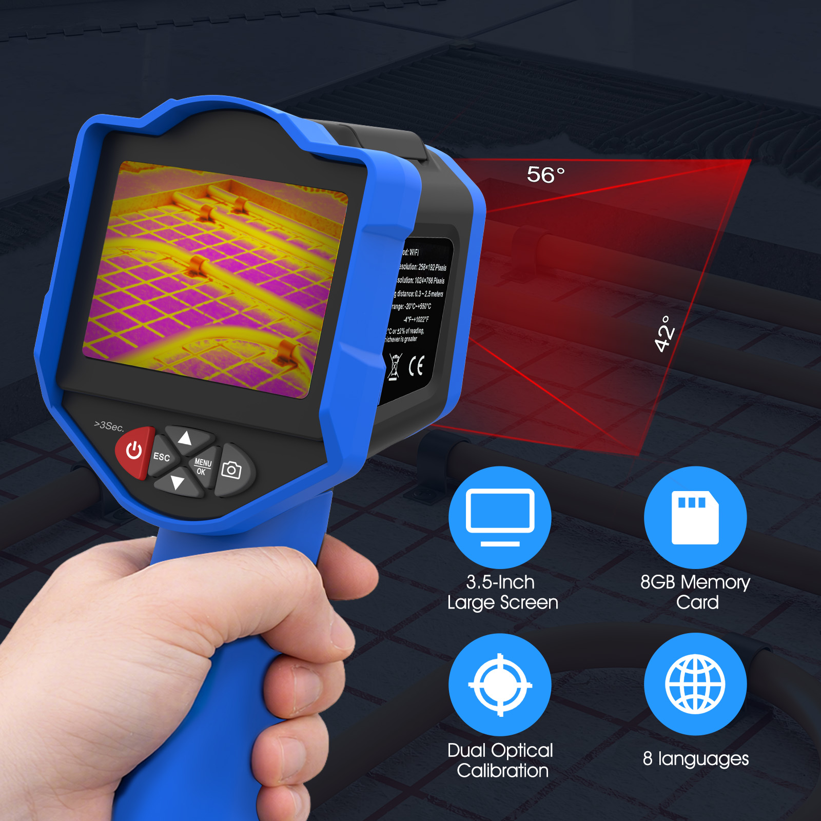 HoldPeak 열화상 카메라, 256 x 192 해상 - Thermal Imaging Camera Pcb Repair 리뷰 및 가격